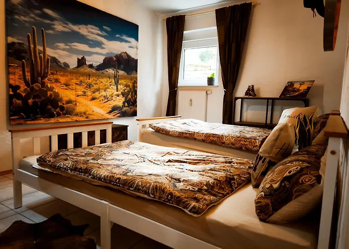 公寓 Neu - Wild Western - 110 Qm Umgeben Von Pferden Am Fluss *